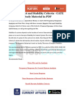 Nyquist Plot and Stability Criteria - GATE Study Material in PDF