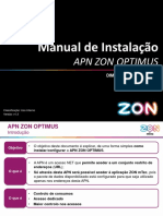 Manual de Instalação APN - ZON-OPTIMUS