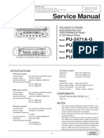 Manual Clarion PU-2472A