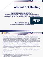 IMPaC OB3 Gas Pipeline Project Meeting