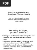 Introduction To Metropolitan Area Networks and Wide Area Networks