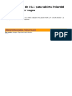 Pantalla Tactil de 10,1 para Tablets Polaroid Midc127, Color Negro PDF