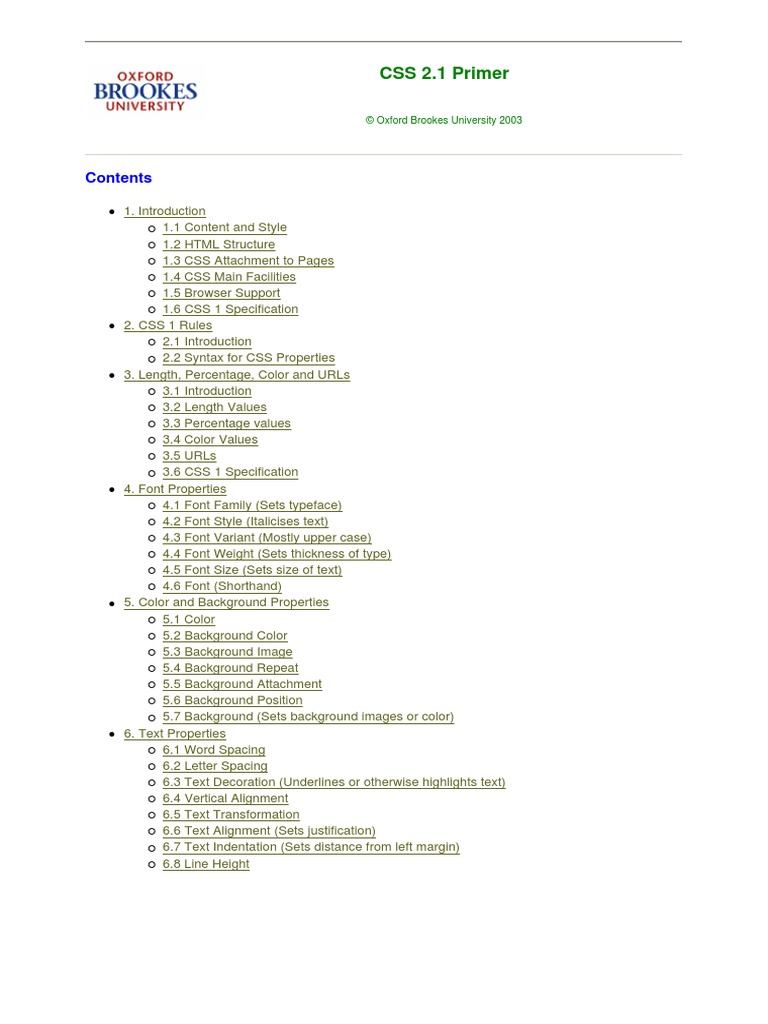 Css PDF | PDF