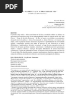 Interassistenciologia - Técnica da apresentação da trajetória de vida - Revisão 2009
