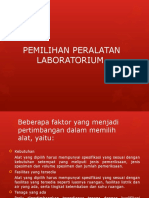 Pemilihan Peralatan Laboratorium