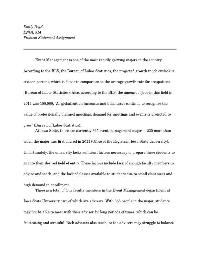 Event Management Program Challenges | PDF | Learning | Economies