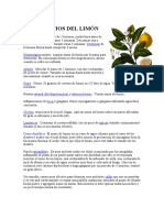 Beneficios Del Limón