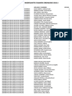 Ingresantes Ordinario 2016-I PDF