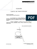 Junta de Portavoces a Realizarce El 6 de Diciembre