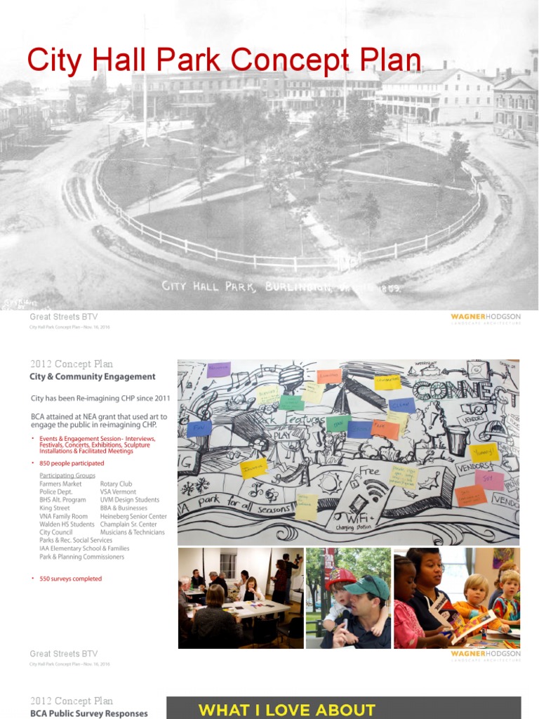 City Hall Park - Proposed Redesign, November 2016 | PDF