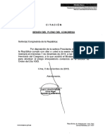 Sesion Del Pleno a Realizarce El Dia Miercoles 7 Diciembre