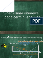 Sinar-Sinar Istimewa Pada Cermin