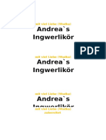 Ingwerlikör