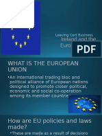 Ireland and The European Union Powerpoint