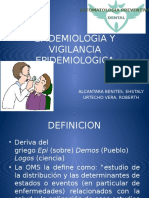 Epidemiologia y Vigilancia Epidemiologica