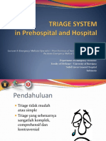 TRIAGE SYSTEM in Prahospital and Hospital (Ali Haedar)