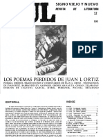 Revista Xul - Los Poemas Perdidos de Juanele October 1997. Número Completo
