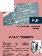 El Marco Teorico.