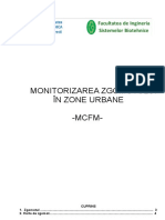 Monitorizarea Zgomotului in Zone Urbane