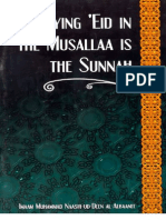 Praying Eid in The Musallaa Is The Sunnah