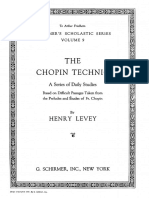 LEVEY, H. - The Chopin Technic. A Serie of Daily Studies PDF