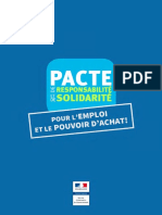 Présentation Du Pacte de Responsabilité