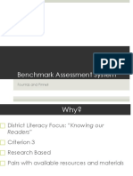 Benchmark Asessment