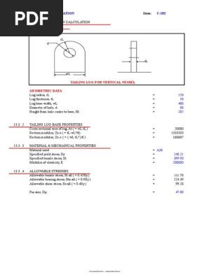 Lifting Lug | PDF