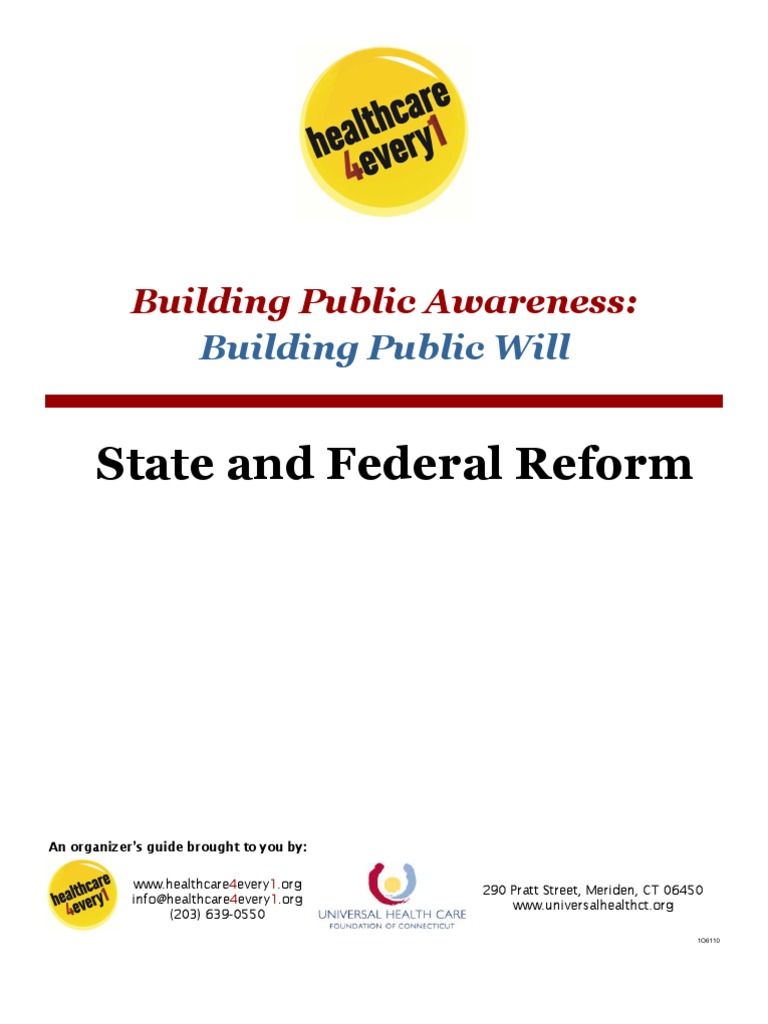 Health Care Reform Organizer's Guide | PDF | Patient Protection And ...