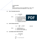 Wall Thickness Calculation