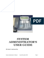DV System Admin Manual
