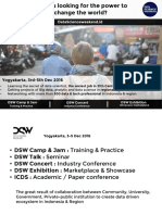 DSW Training-Conference - Exhibition Agenda New