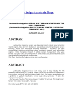 Lactobacillus Bulgaricus Strain Ropy