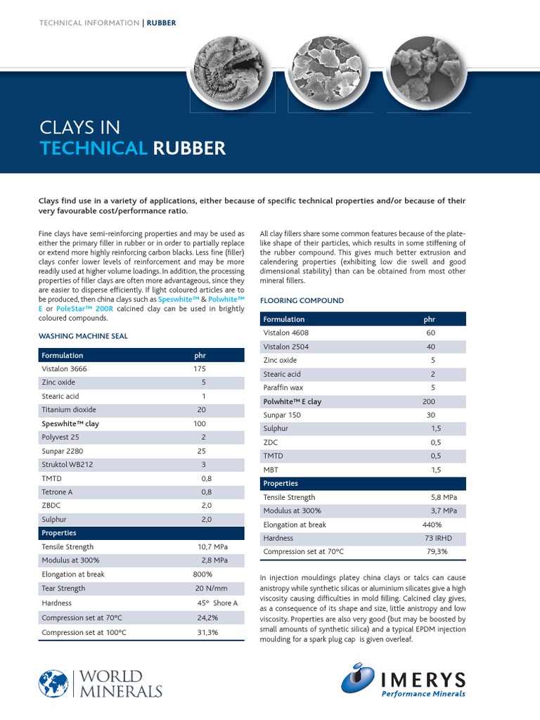 EPDM Formulation Technical Rubber PDF Building Materials Chemical