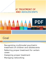 Psychiatric Treatment of Children and Adolescents