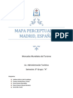 Mapa Perceptual de Madrid, España.