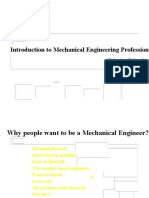Introduction To Mechanical Engineering Profession Introduction To Mechanical Engineering Profession