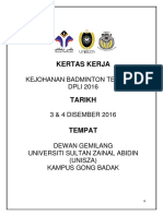 Kejohanan Badminton DPLI 2016