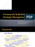 Week2 SSM ModelsFrameworks of Strategic Management