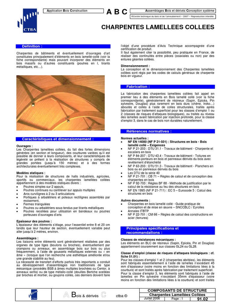 Charpenteslamelleescollees