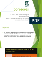 Vasopresores Anestesia