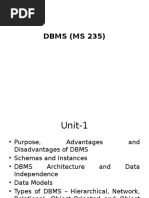 Unit-1 DBMS