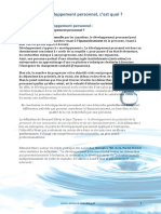 Definition Developpement Personnel PDF