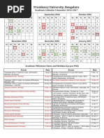 Academic Calendar | PDF | Academic Term | Educational Institutions