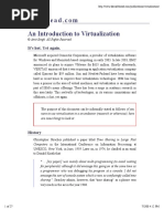An Introduction To Virtualization