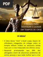 7 Passos Para Advogar Em Tempos de Crise