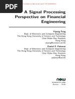 A Signal Processing Perspective On Financial Engineering