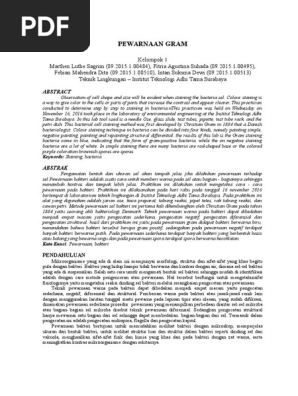 Jurnal Pewarnaan Gram