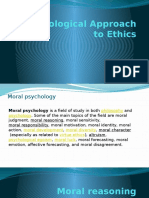 A Psychological Approach to Ethics