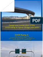 Design and Construction of The SH58 Flyover Bridge Over IH70 PDF